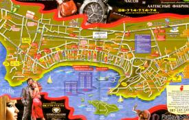 Карта Паттайи подробная — улицы, номера домов, районы Карта паттайя на русском языке с достопримечательностями